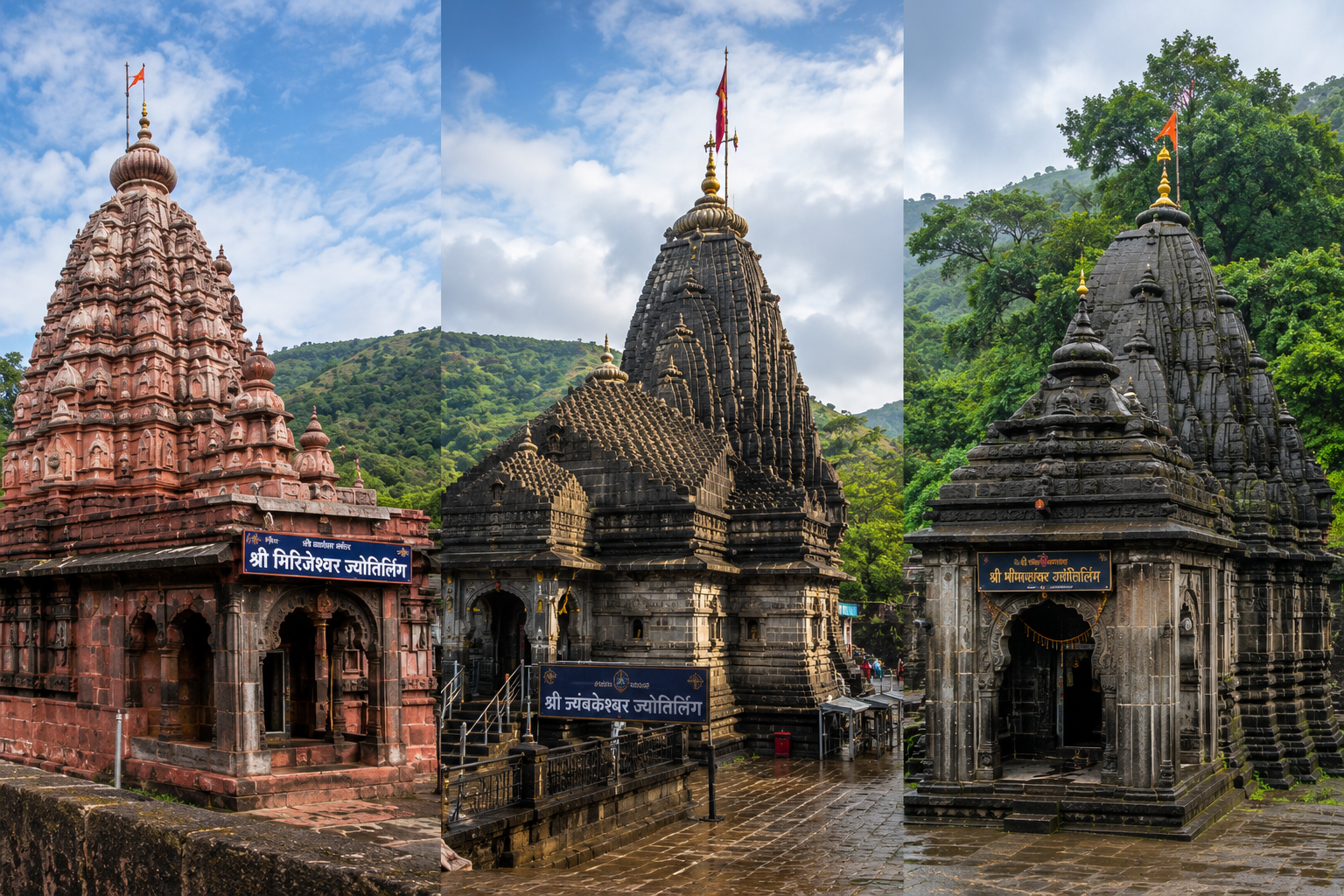 GRISHMESHAWAR-TRIMBKESHWAR-BHIMASHANKAR
